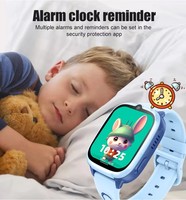Montre connectée pour enfants 2026 D53 avec carte SIM, appel SOS, positionnement LBS+WIFI, écran 1,83 pouces, appels vidéo, mode classe, montre intelligente 4G pour enfants
