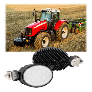 Máquina agrícola 80W <span class=keywords><strong>LED</strong></span> Luz DE TRABAJO 6,5 pulgadas Oval Flood Beam <span class=keywords><strong>LED</strong></span> Lámpara de trabajo para camión Tractor ECE R10 - Product Image 5