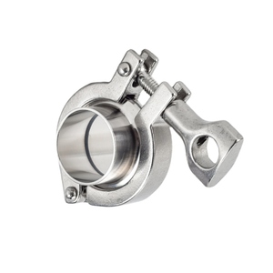 Morsetto e mandrino a sgancio rapido sanitario Set di saldatura 1 "2" 3 "tondo forgiato a singolo perno per saldatura a tre - Product Image 4