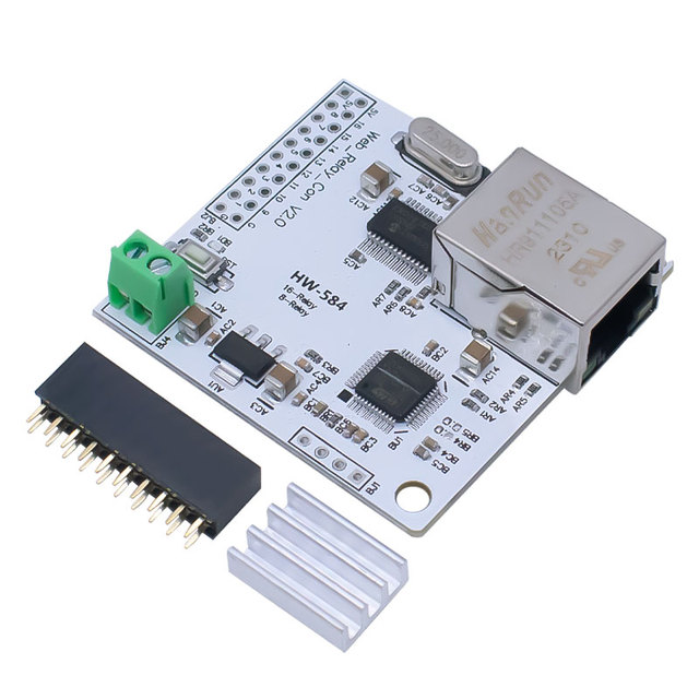 16-Channel ENC28J60 28J60 W5100 RJ45 Network Web Relay Control Switch P2P WIFI Router Control Module Internet Management ICs