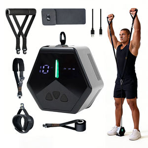 Set <span class=keywords><strong>Fitness</strong></span> per Palestra Domestica, Macchina con Cavi Portatile, Attrezzo Smart con Resistenza Regolabile per Allenamento Completo del Corpo - Product Image 1