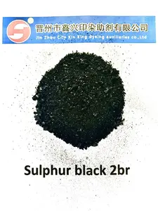 Sulphur Black Dyes Sulphur Black Br 200% 522 Dyestuff Fabric