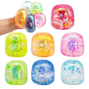 Nouveaux jouets anti-stress TPR en forme de guimauve - Cylindre souple à effet changeant, balles anti-stress pour soulager l'anxiété, idéales pour les cadeaux de fête pour enfants - Product Image 4