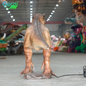 Dinosaurios Animatrónicos de Parque de Atracciones, Modelo de Dinosaurio Mecánico de Tamaño <span class=keywords><strong>Real</strong></span> para Exhibición, Sensor Infrarrojo, <span class=keywords><strong>Tiranosaurio</strong></span> <span class=keywords><strong>Rex</strong></span> - Product Image 4