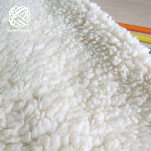 Gots Cotton Hữu Cơ Chứng Nhận 100% Bông Sherpa Vải Sang Trọng Cotton Hữu Cơ Bông Bông Vải Cho Áo Giày Đồ Chơi - Product Image 6