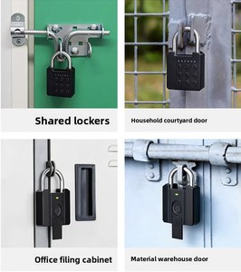 <span class=keywords><strong>Cadenas</strong></span> <span class=keywords><strong>à</strong></span> combinaison extérieur antivol sans clé avec batterie remplaçable pour abri de jardin, garage, portail, <span class=keywords><strong>casier</strong></span> - Product Image 5