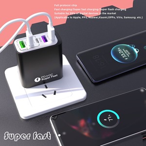 Caricabatterie Universale Rapido GaN PD 65W con Doppia Porta A+C per Laptop/Telefono/Auricolari con <span class=keywords><strong>3</strong></span> Prese EU/<span class=keywords><strong>US</strong></span>/UK per Viaggi - Product Image 5