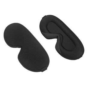 Nouvelle personnalisation hommes femmes 3D coupe profilée Satin masque pour les yeux de sommeil pour le soulagement des cernes avec sangle élastique-méditation du sommeil - Product Image 4