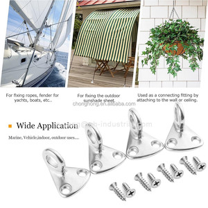 Crochet de fixation pour pare-battage de bateau à voile, crochet mural extérieur en acier inoxydable, crochet de suspension marin, crochet à œillet - Product Image 6
