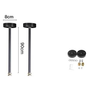 Kits commerciaux de tige de montage de suspension de plafond d'accessoires d'éclairage de voie de 4 fils 3 circuits en aluminium avec la longueur réglable - Product Image 2