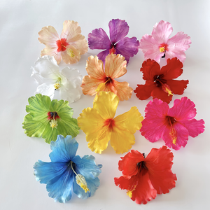 Nouvelle Pince à <span class=keywords><strong>Cheveux</strong></span> Hawaïenne en Forme de Fleur d'Hibiscus Artificielle, Idéale pour Mariages et Plages Hawaïennes - Product Image 3