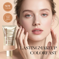 Fond de teint liquide à marque privée, minimisant les pores, couvrance totale avec fini mat estompant, fond de teint naturel waterproof