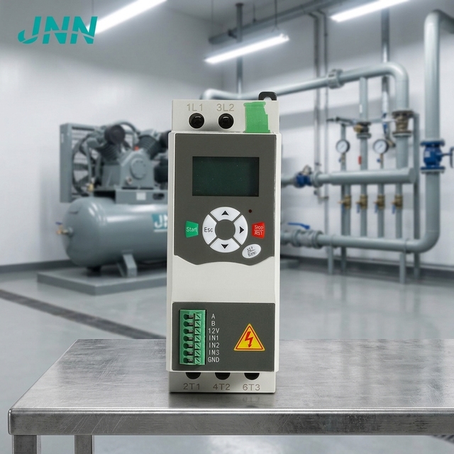 JNN Motor Built-in Bypass Soft Starter 11KW 220V 22A AC 1 Phase Soft Start /Stop for Air Compressor