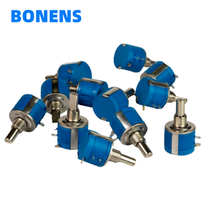 Potentiomètre rotatif BONENS 20k Ohm Tolérance 5% 2W Broches PC 3540S Résistance Réglable Commutateur multitours Bouton de commande à cadran filaire - Product Image 1