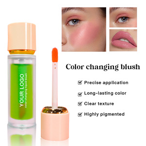 Maquillaje vegano de alta calidad, etiqueta privada personalizada, aceite de rubor líquido cremoso suave que cambia de Color, imprimación facial de 5g - Product Image 3