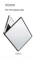 Housse de protection pour ordinateur portable, MacBook, en plastique souple et rigide, transparente et mate, pour Pro Air 13 14 15 pouces