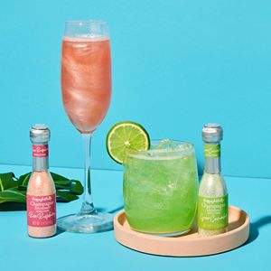 Ensemble cadeau de verres découpés à la main, effet scintillant champagne, pour cocktails <span class=keywords><strong>Prosecco</strong></span>, boissons gazeuses, citron vert et cassis, ensemble de 4 pièces - Product Image 3