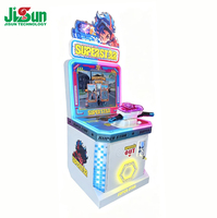 Machine de jeu de course de moto pour enfant à un joueur avec structure métallique, garantie 1 an, support anglais pour utilisation en arcade