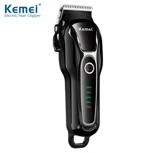 Kemei Alat Cukur Rambut Binatang, Multi Ukuran Terbatas Sisir Tampilan Lcd dengan Aksesori