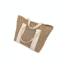 Sac A Main Elegant Tisse La Tresse Sacs Au Crochet Pour Femme Hobo Grand Sac Cabas De Plage En Paille