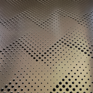 Feuille de poinçonnage en treillis métallique Panneaux insonorisants dans les auditoriums, les studios et les systèmes HVAC Panneau perforé anodisé en aluminium - Product Image 1
