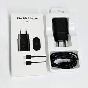 Adaptador de Enchufe USB C para UE, Reino Unido y EE. UU., <span class=keywords><strong>Cargador</strong></span> de Pared Tipo C de 25 W y 45 W, Cargadores Tipo C para Samsung S24/A8/A8+/A8 Star/<span class=keywords><strong>iPhone</strong></span> - Product Image 1