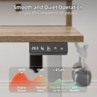 Bureau d'angle électrique moderne à hauteur réglable en forme de L, prix usine, pour bureau à domicile et coin gaming avec tiroirs pour ordinateur portable