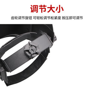 Casque de soudage à obscurcissement automatique Eagle avec bandeau, écran facial de protection en PC de 22,5 mm pour le soudage TIG et la réparation de matériel - Product Image 1