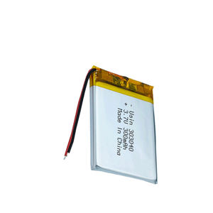 Prezzo di fabbrica ricaricabile 300mAh batteria agli ioni di litio 3.7V 303040 con CE batteria ad alte prestazioni - Product Image 2