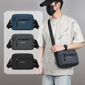 Xuanmeio Men's Shoulder <b>Bag</b> Gray Black Dark Blue Portable Crossbody <b>Bag</b> For Everyday Use Summer 2026 - Product Image 2