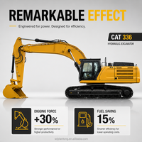 Excavatrice Caterpillar 336 reconditionnée prête à l'emploi, 36 tonnes, moteur diesel CAT, inspection professionnelle 2020, mondiale