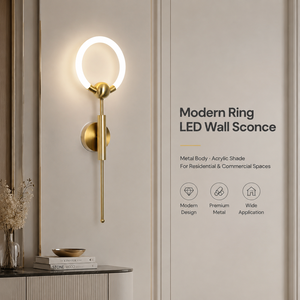 Applique murale LED moderne en acrylique, décorative pour intérieur, à fixer au mur, pour chambre, salon, couloir, 10W, CCT sélectionnable - Product Image 2