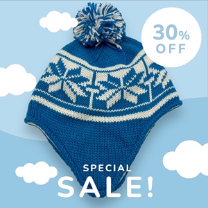 Venta caliente 100% acrílico Jacquard patrón tejido orejera 56-58CM gorro de nieve para regalo de Navidad - Product Image 5