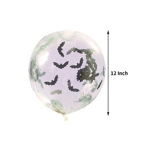 Set da 8 pezzi Set di <span class=keywords><strong>palloncini</strong></span> di <span class=keywords><strong>Halloween</strong></span> 12 pollici zucca Horror scheletro palloncino in lattice forniture per feste decorazione - Product Image 2