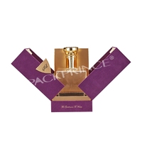 Carton rigide de luxe personnalisable verre à vin boîte cadeau matériaux recyclés doublure éponge fermeture magnétique pour liqueur vin