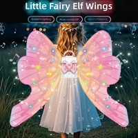 Nouveaux jouets pour filles, ailes d'ange lumineuses pour l'extérieur et l'intérieur, papillon électrique pour enfants avec des ailes exquises
