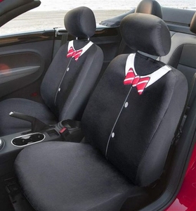 ผ้าคลุมเบาะแบบโบว์ไท (รองรับถุงลมนิรภัยแบบโบว์ไท รุ่นน่ารัก) (ชุด 2 ชิ้น) - Product Image 2