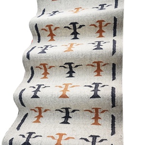 Tapis de couloir en laine et jute Kilim vintage indien pour salon, tapis Dhurrie décoratif vintage tissé à la main, tissé sur métier à tisser manuel - Product Image 4