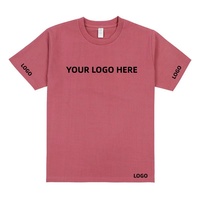 Kaos Pria Custom Heavy Weight Crew Neck 100% Katun Combed 250gsm Tebal Model Longgar untuk Pria