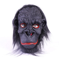 Masque en vinyle caoutchouté d'horreur King Kong Gorille Singe pour la fête de la Toussaint, les bals masqués et les décorations festives