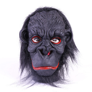 Máscara de Vinilo Reforzado con Goma de Gorila Rey Kong de Terror para el Día de Todos los Santos, para Fiestas, Mascaradas y Decoraciones Festivas - Product Image 4