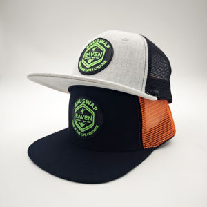 Gorra Trucker Deportiva con Logotipo Personalizado, Bordado 3D de Hoja Tropical, Visera Curva, a la Moda, Impermeable, de Poliéster/Algodón, Unisex - Product Image 2