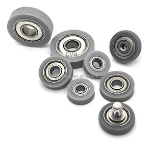 Roulements SUMBB SUMBH 10mm 20mm 30mm Roues revêtues de caoutchouc de silicone résistantes aux hautes températures Roulements à rouleaux roulants - Product Image 1