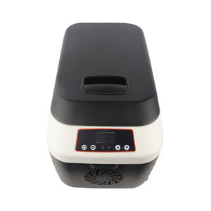Glacière portable 12L DC12V <span class=keywords><strong>froid</strong></span> et <span class=keywords><strong>chaud</strong></span> Affichage numérique sortie 5V pour charger le téléphone pour le camping en plein air - Product Image 1