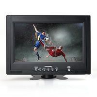 TV LED 9 Inch Analog Digital USB DVB-T DVBT2 ATSC ISDB-T TV Isi Ulang