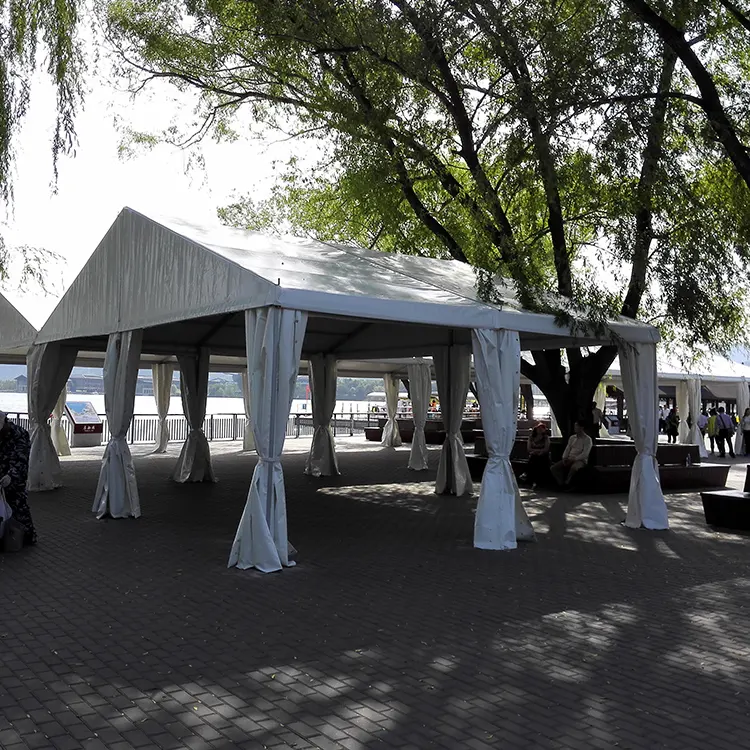 Outdoor Waterproof Pvc Frame 3x3 5x5 10x10 Trade Show Aluminum Marquee Pagoda Tent For 50 100 300People Wedding Party Events