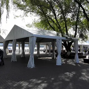 Marco de Pvc impermeable al aire libre 3x3 5x5 10x10 Feria Comercial carpa de aluminio pagoda para 50 100 300 personas eventos de fiesta de boda