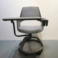 Chaise pivotante de salle de classe pour les étudiants, meuble de dossier, avec roulettes, idéal pour les étudiants
