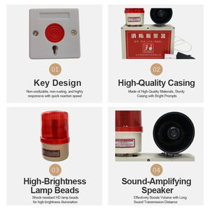 Tombol <span class=keywords><strong>Alarm</strong></span> Kebakaran Darurat yang Baru Diluncurkan, Sistem <span class=keywords><strong>Alarm</strong></span> Kebakaran Baru, dan Speaker Sirine - Product Image 5