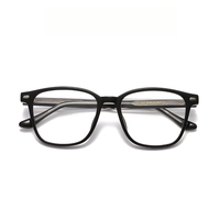 NN149 Monture de lunettes classique ultra-légère en acétate à monture complète, forme carrée géométrique, pour lunettes de lecture homme femme